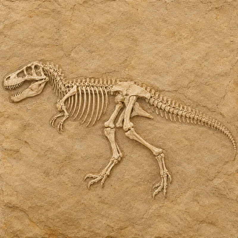 Fossil under sand